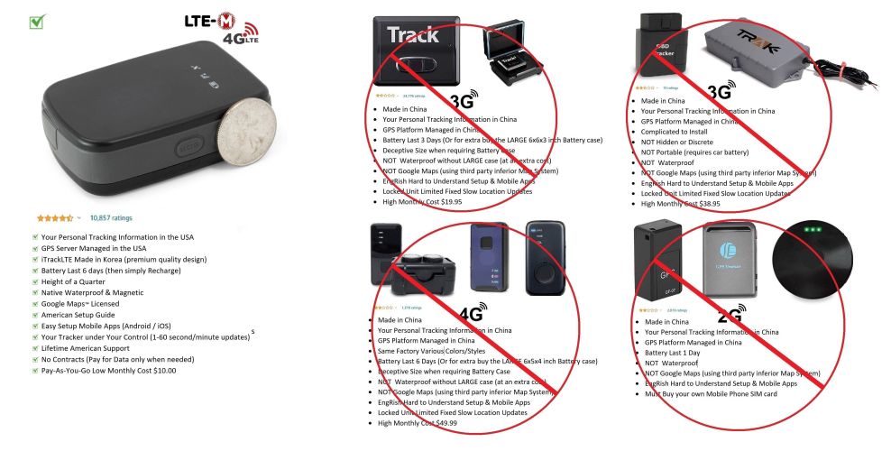 iTrack PUCK Realtime GSM 4G Portable Tracker - High Quality GPS Systems